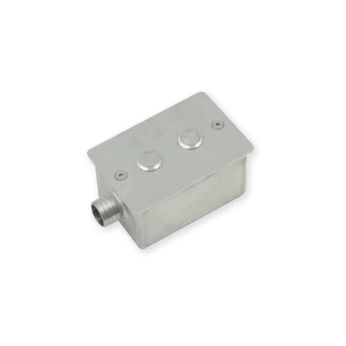 Nisa Piezo inox pentru 2 butoane