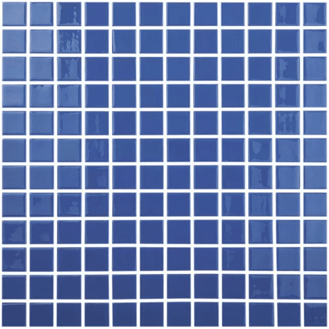 Mozaic de sticla Liso Azul Marino Claro