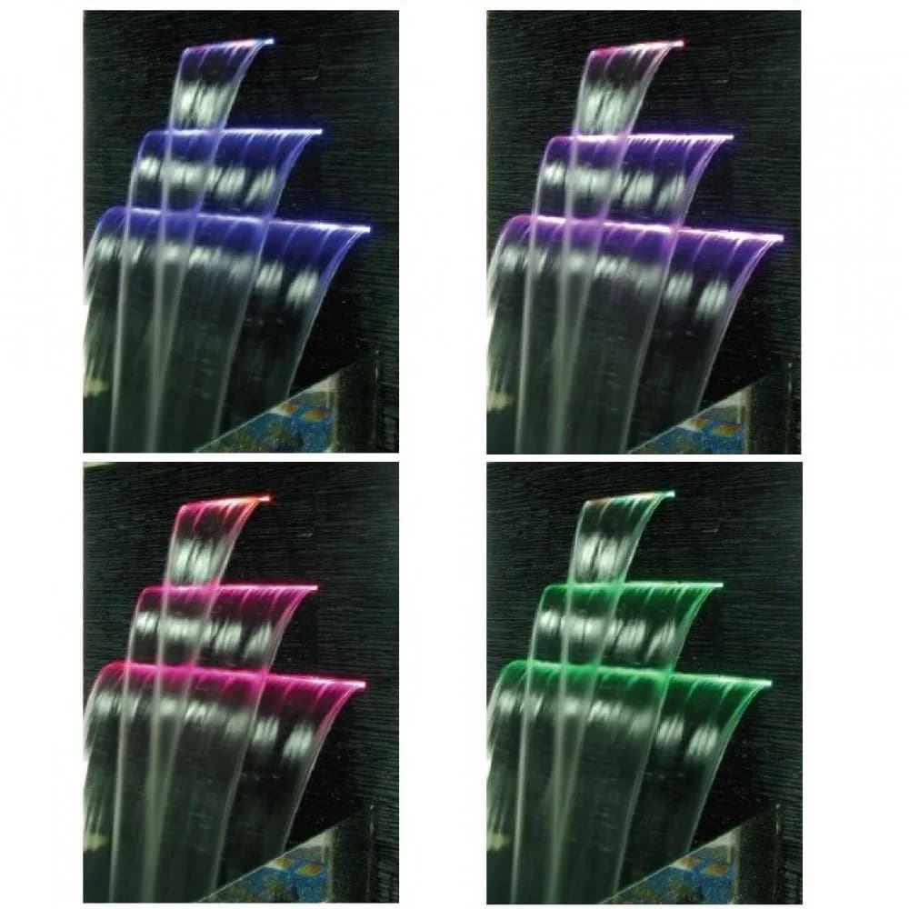 Cascada lama cu iluminare LED RGB latime 90cm - imagine 2