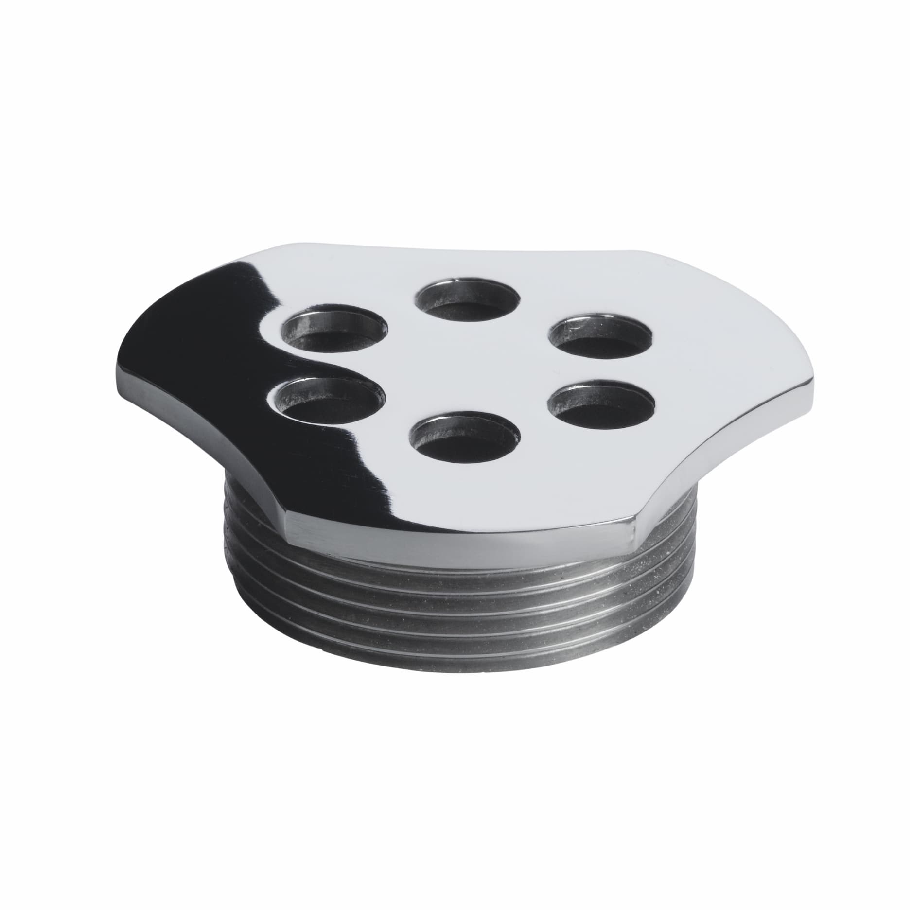 Componentă de refulare (partea frontală) pentru duza VAMILA, din inox – 6 × Ø10 mm