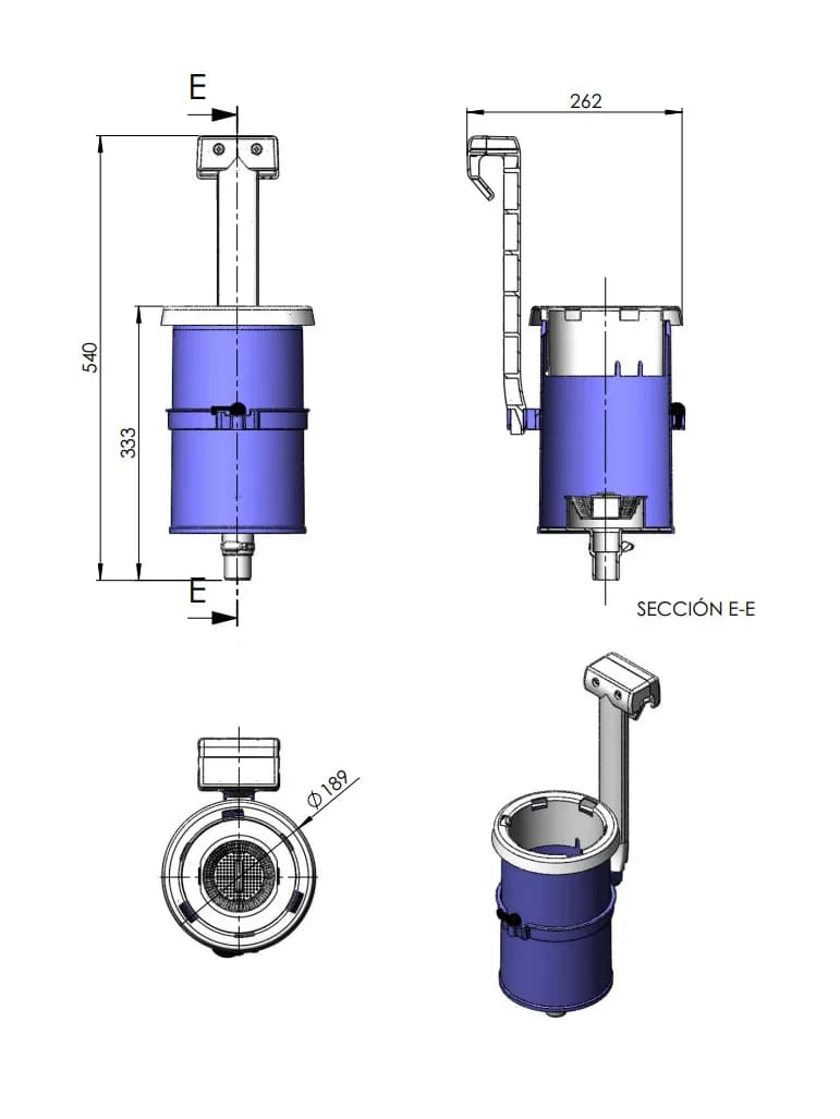 Skimmer plutitor Ø160 mm - AstralPool - imagine 2
