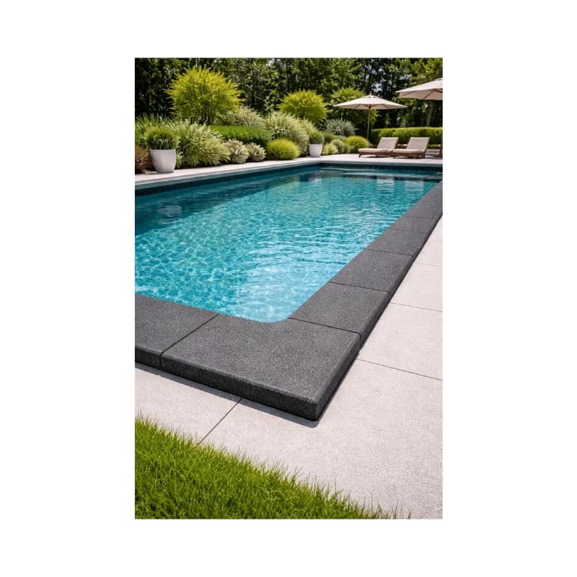 Bordură dreapta granit antislip Antracit 100 x 33 x 3 cm - imagine 4