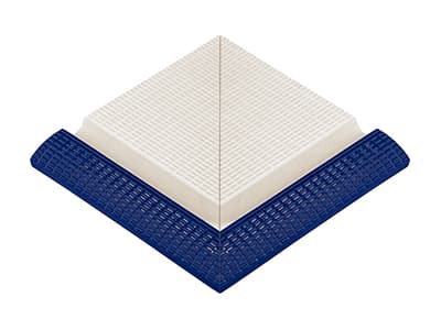 Colt exterior gresie portelanata cu mana curenta Cobalt 25x25 cm