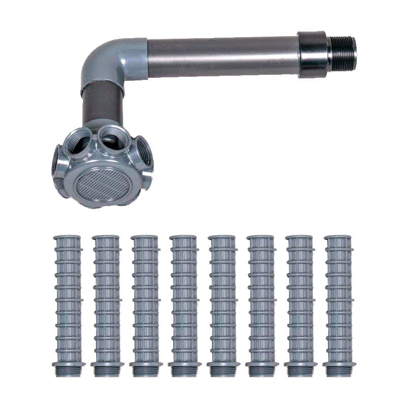 Kit complet talpa cu racord si crepine filtru Aster Ø600
