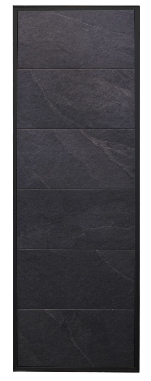 Protectie perete cu piatra decorativa sauna Harvia Stone Wall 1824 x 634 mm cu rama neagra