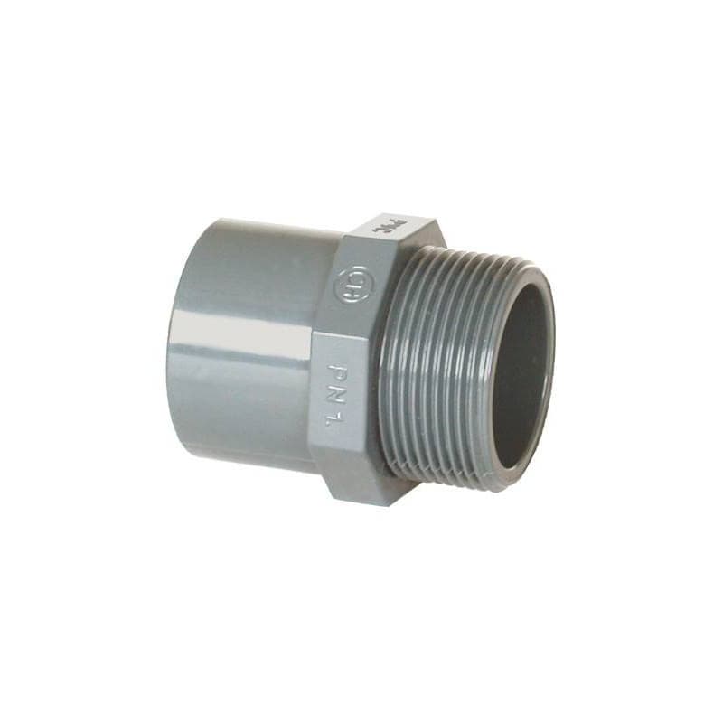 Niplu mixt PVC D40/50-1 1/2' F.E. Coraplax