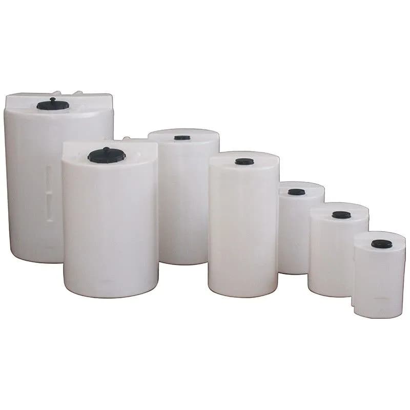 Rezervor pentru chimicale cilindric din polietilena 1000 litri - imagine 2