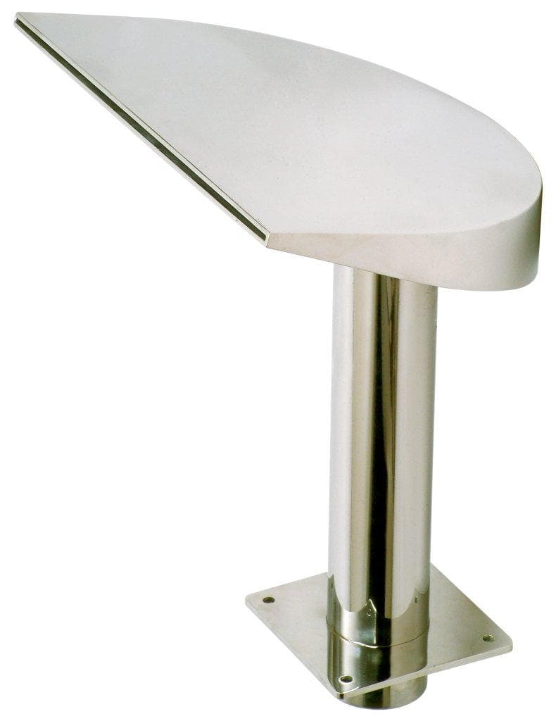 Cascadă de apă tip „Semilună largă” – 380 mm, conexiune 75 mm, AISI 316,