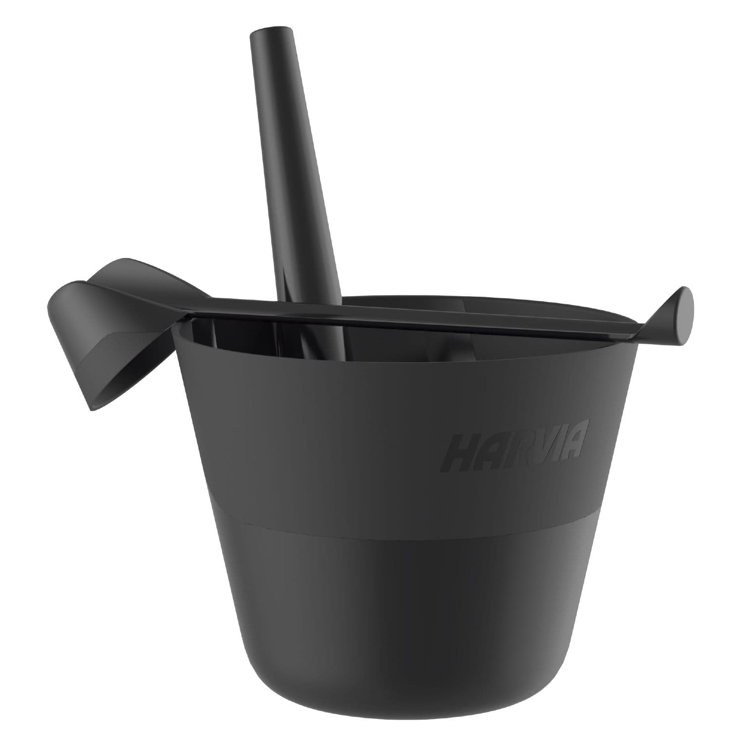 Set galeata si polonic Harvia Click plastic black