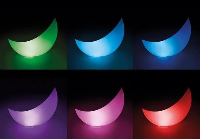 Figurina plutitoare tip Luna cu iluminare led RGB - imagine 3