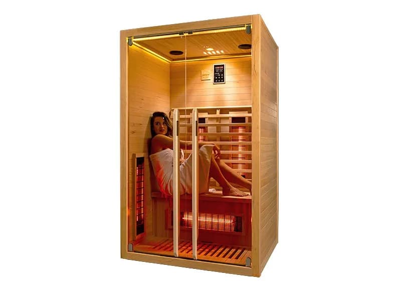 Sauna infrarosu ELVI 120x100x195 cm - imagine 2