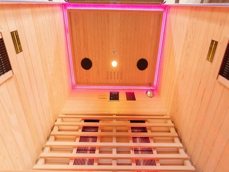 Sauna infrarosu ELVI 120x100x195 cm - imagine 3