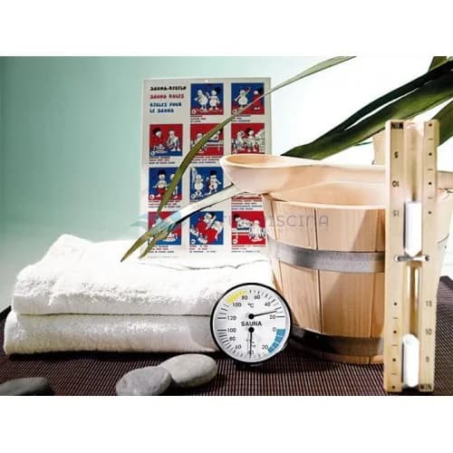 Set accesorii sauna Sentiotec - imagine 2