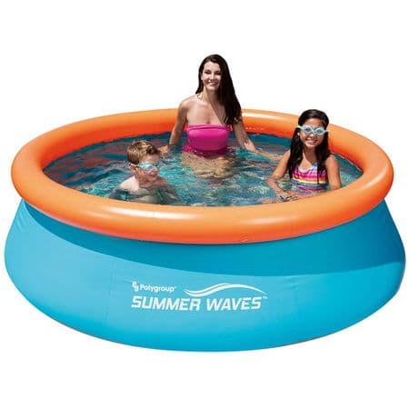 Piscina 3D gonflabila cu dimensiunea de 305x76cm, accesorii: 2 bucati de ochelari 3D