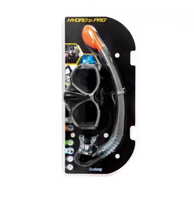Ochelari de scafandru cu snorkel PRO,gri - imagine 2