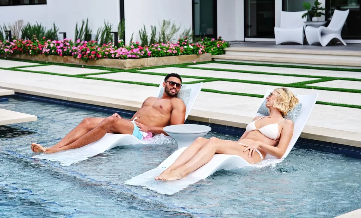 Sezlong PREMIUM pentru interior piscina, model ELEGANCY - imagine 4