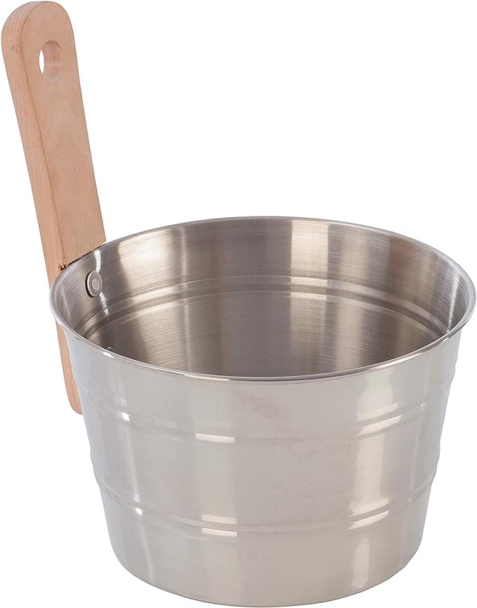 Galeata inox 4 L pentru infuzie sauna
