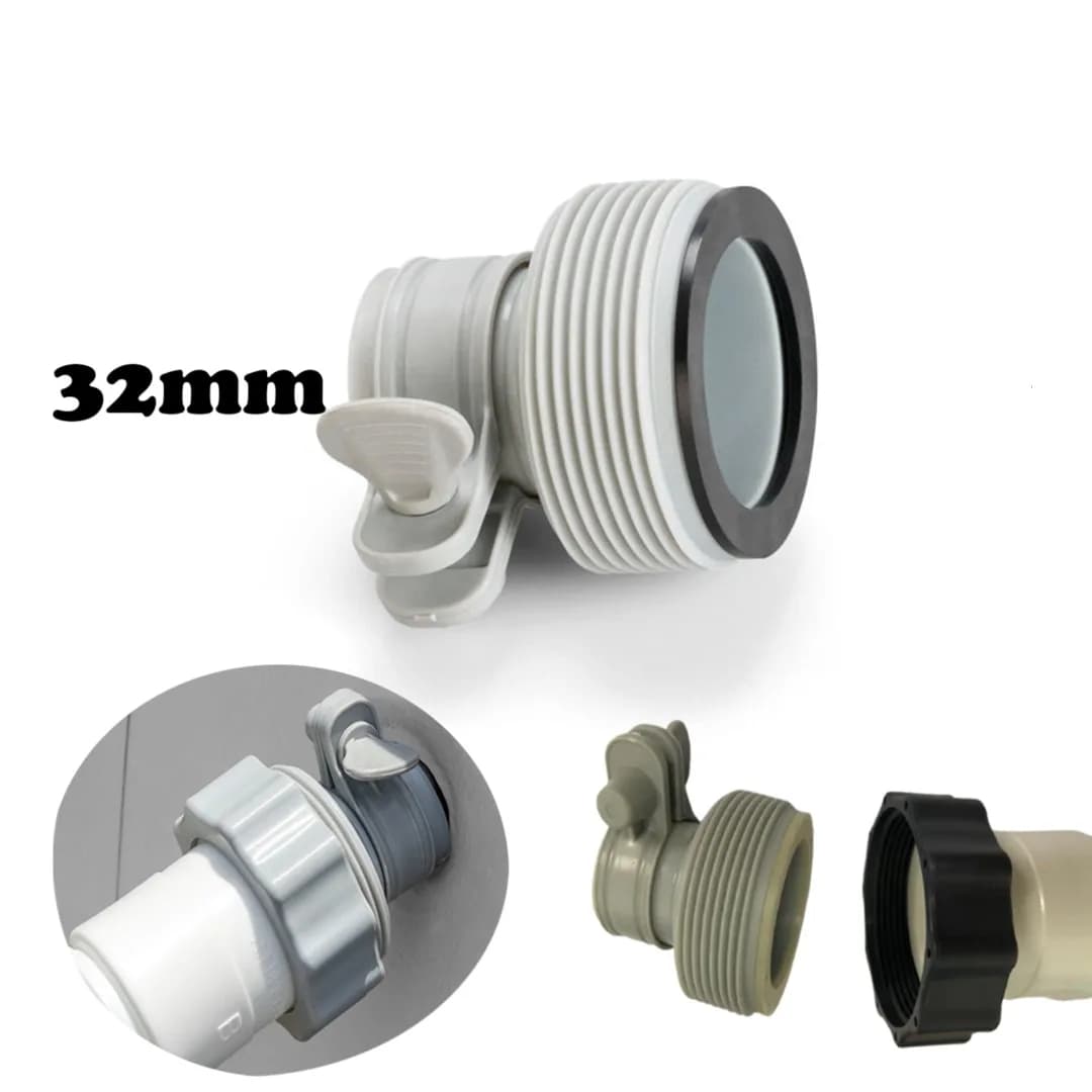 Set 2 adaptori Intex pentru furtun flexibil d32x2'' filet exterior - imagine 3