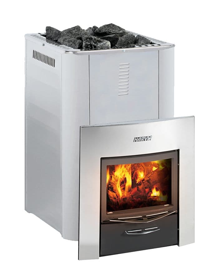 Incalzitor sauna pe lemne Harvia Pro 36 Duo steel