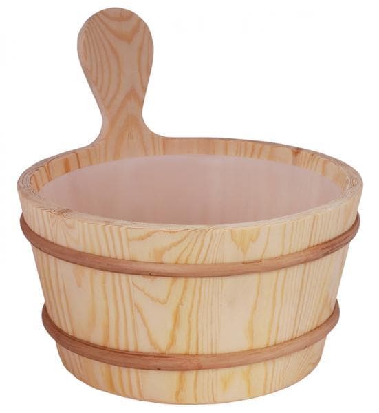 Galeata din lemn de pin 4L pentru sauna