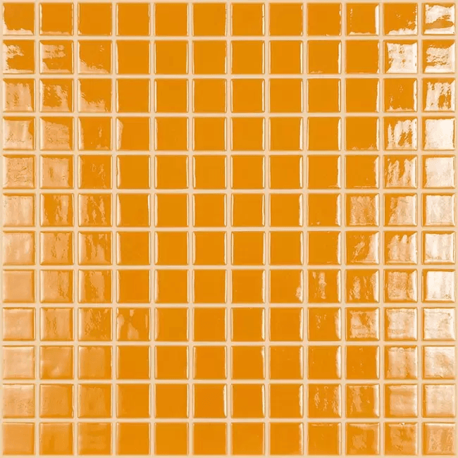 Mozaic de sticla Liso Naranja Citrico