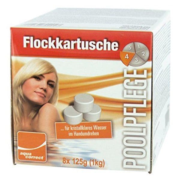 Floculant cartus 8x125g - 1 kg