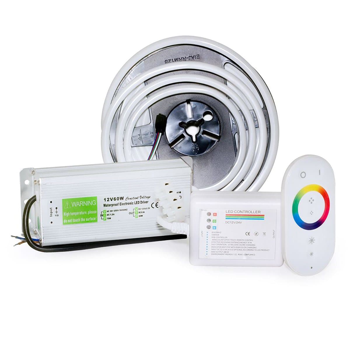 Kit banda led RGB cu telecomanda pentru sauna