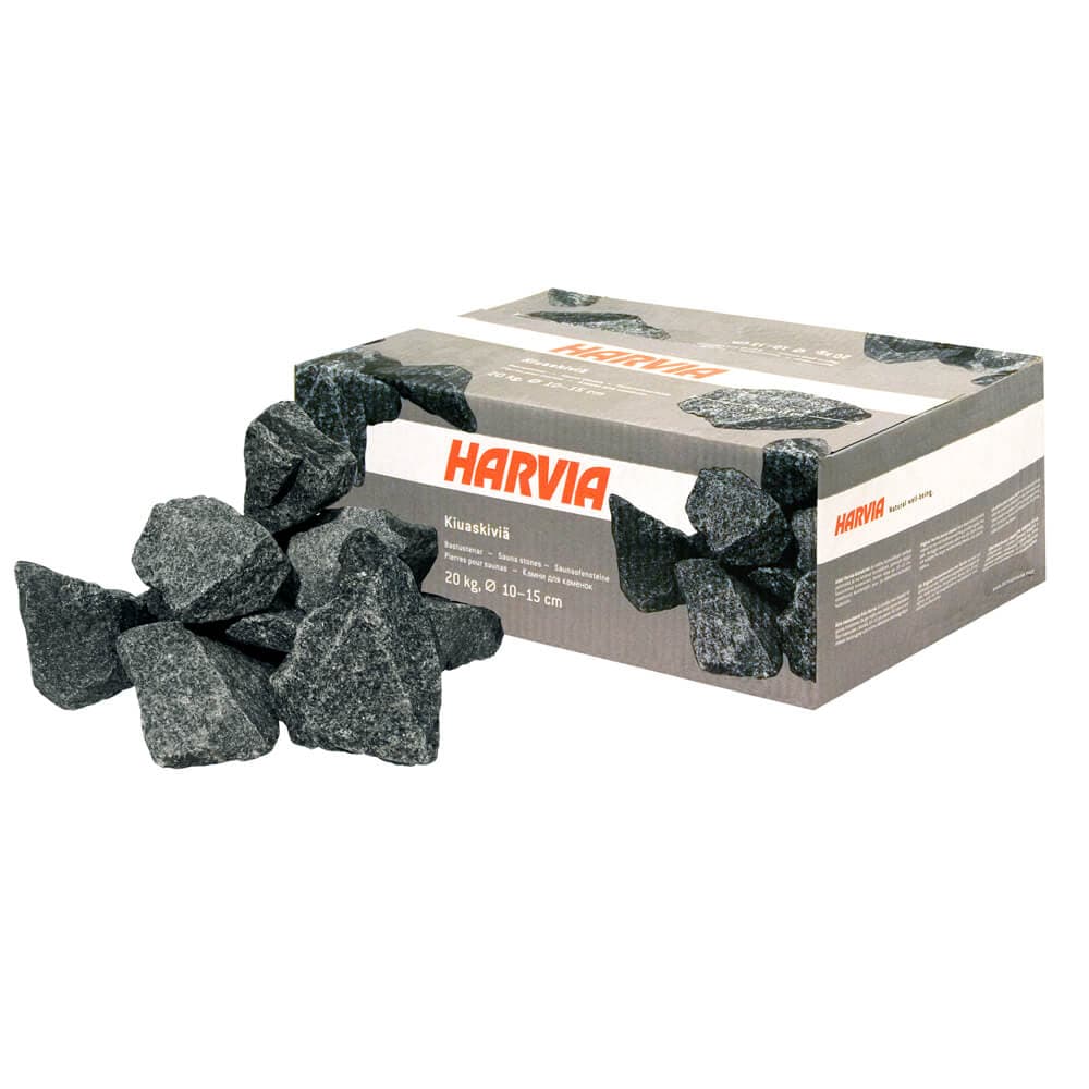 Pietre pentru incalzitor sauna - roca vulcanica Harvia 20kg 10-15cm