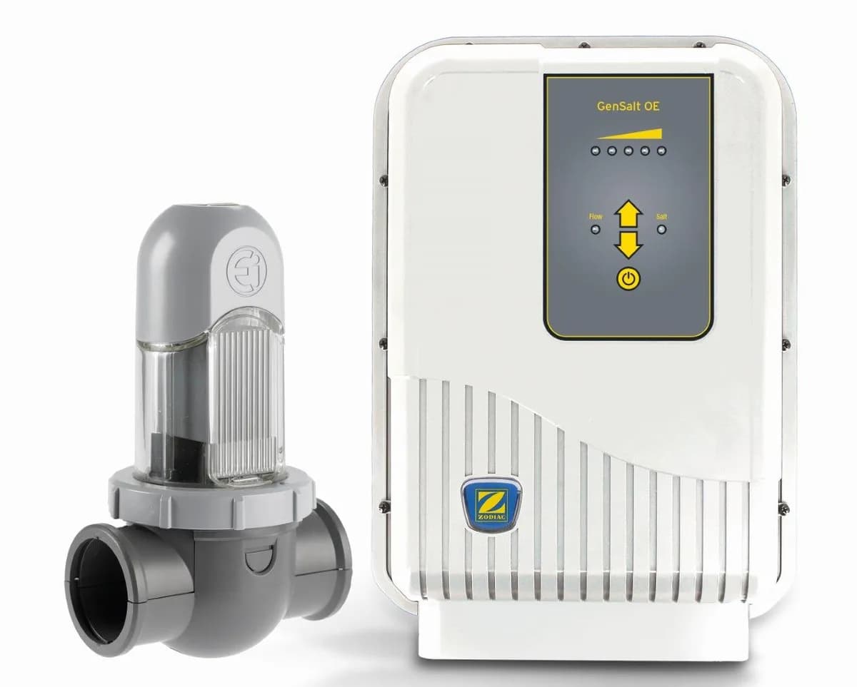 Sistem automat de clorinare cu sare pentru piscine Zodiac GenSalt OE 25 - imagine 2