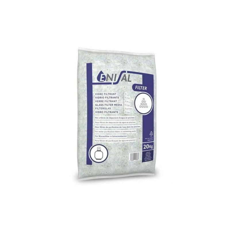 Material filtrare sticla granulatie 0.5 - 1.5 mm sac 20 kg