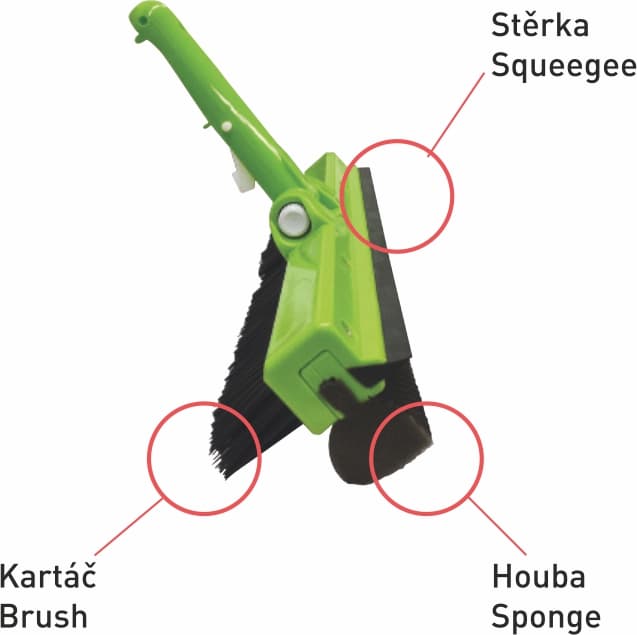 Accesorii pentru curățarea piscinei 3 in 1