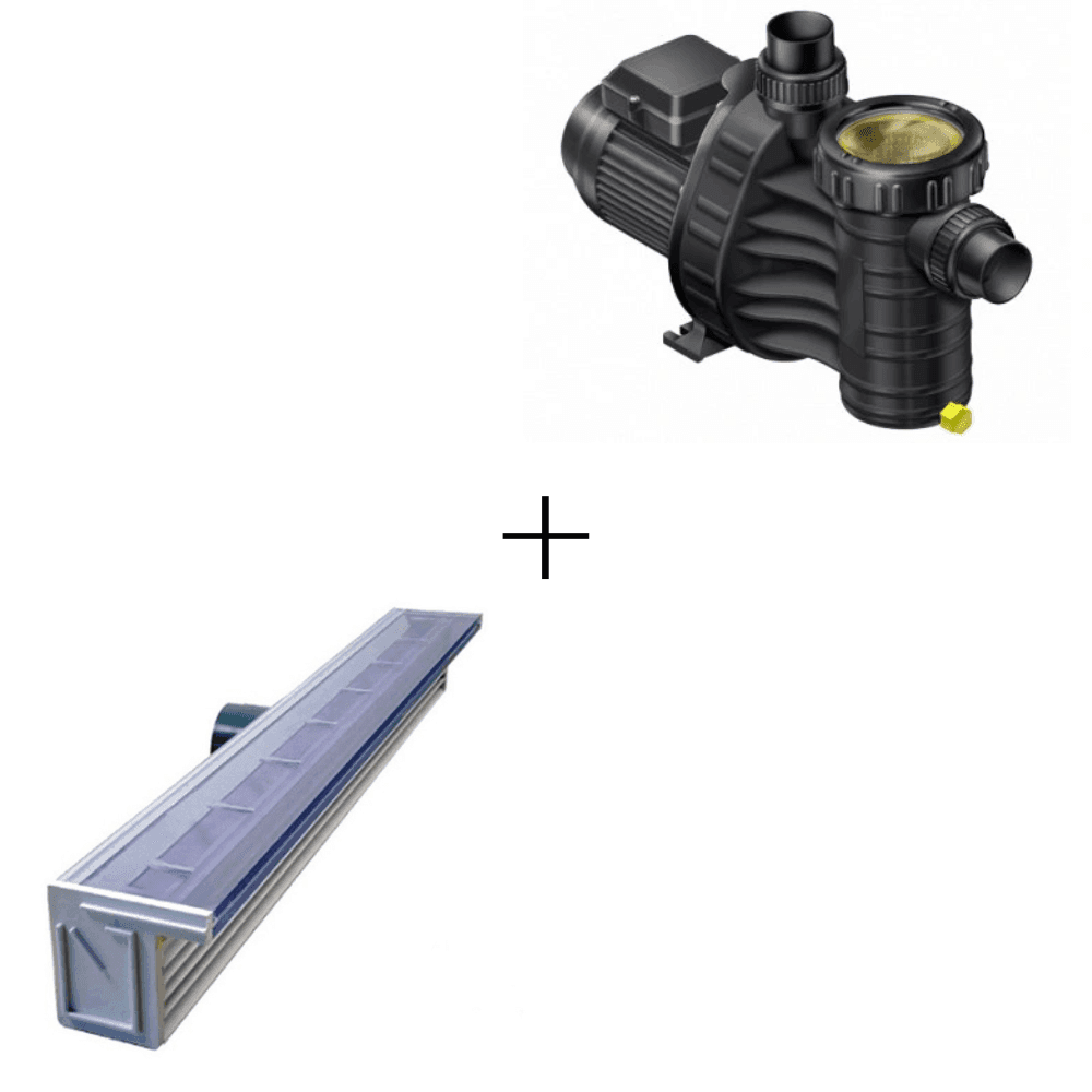 Set cascada Silkflow 900 mm cu pompa Badu Magic
