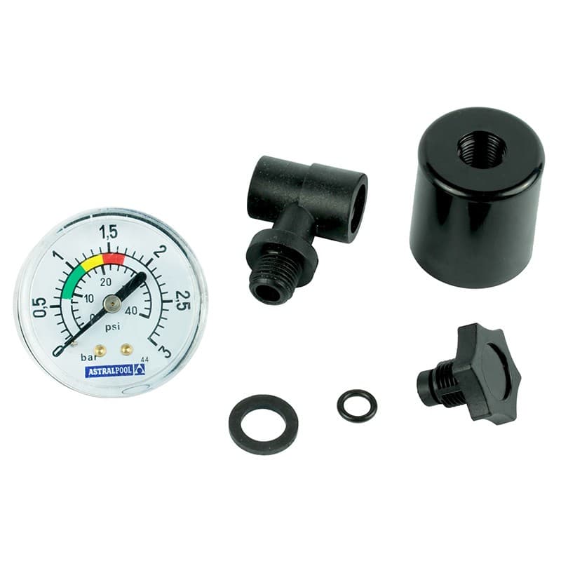 Set manometru 0 -3 bar 1/8' cu aerisitor