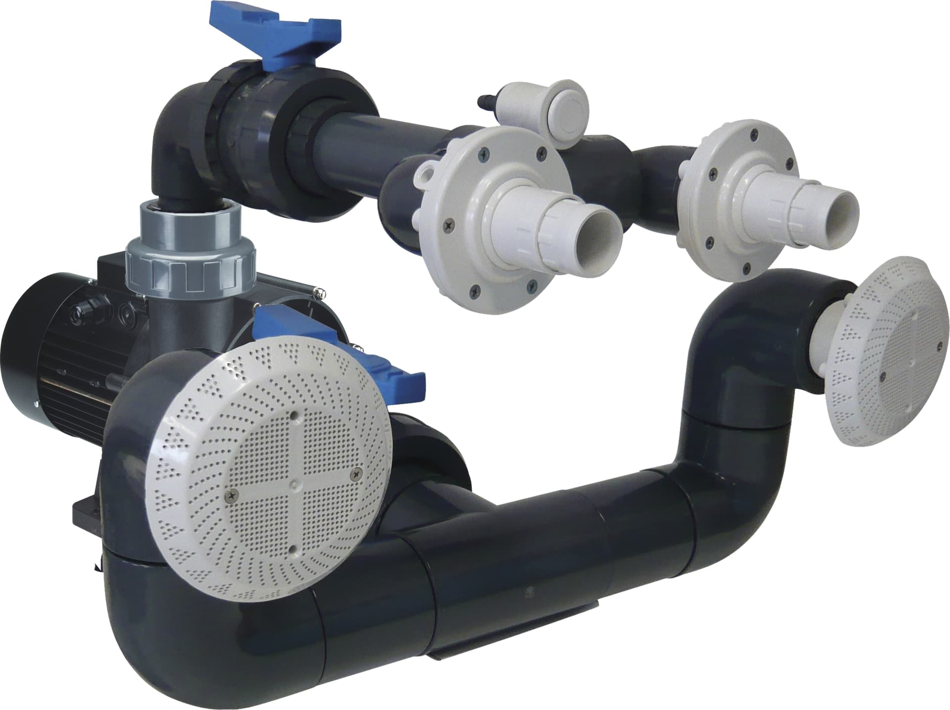 Sistem de inot complet Double Jet, 84 m³/h, 400 V, 4,0 kW