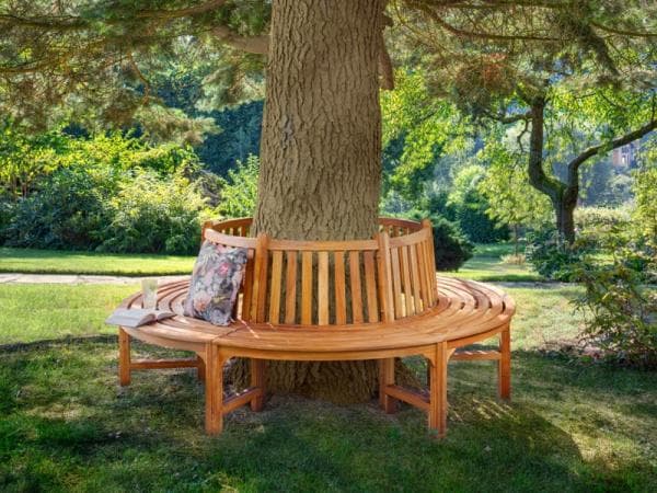 Banca de gradina in jurul copacului 85x220x220cm