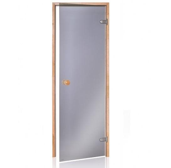 Usa pentru sauna din pin, culoare sticla GRI, 70x190cm