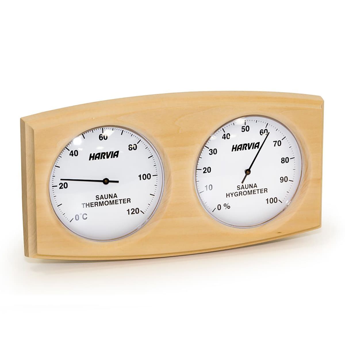 Termo-higrometru Harvia din pin pentru sauna
