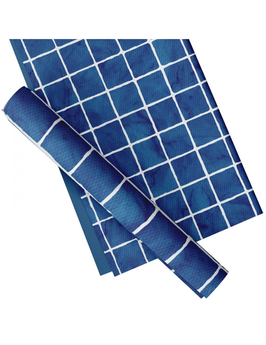 Liner Elbtal Supra Print - Azur Mosaic 165 cm