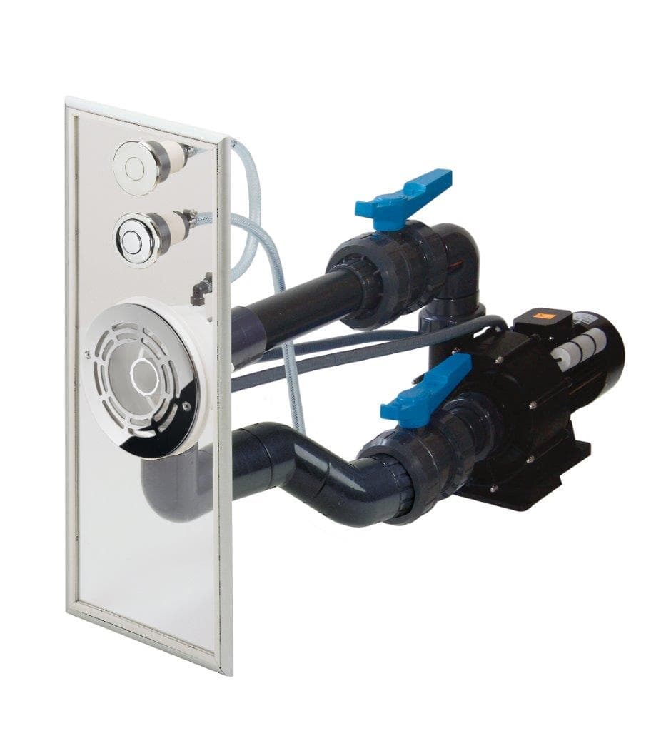Sistem de înot contracurent VAG-JET ST. STEEL – 66 m³/h, 2,2 kW, 400V, pentru piscine prefabricate