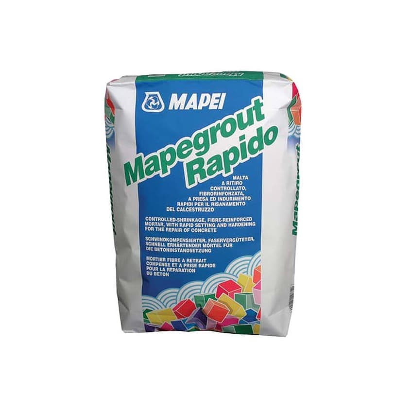 Mortar monocomponent cu intarire rapida Mapei Mapegrout rapido gri 25 kg
