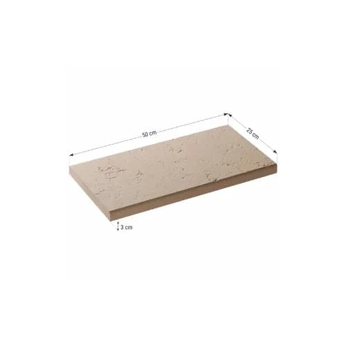 Capac interval Roma Clasic 50x25 3 cm Smoke - imagine 2