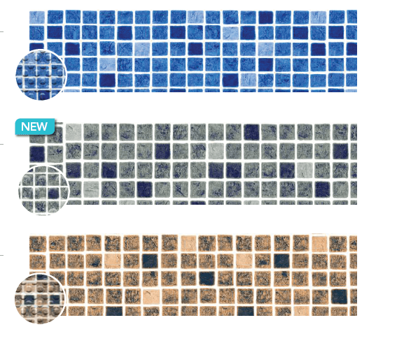 Liner CGT Alkor Aquadecor Cyrus Blue antiderapant - 165cm