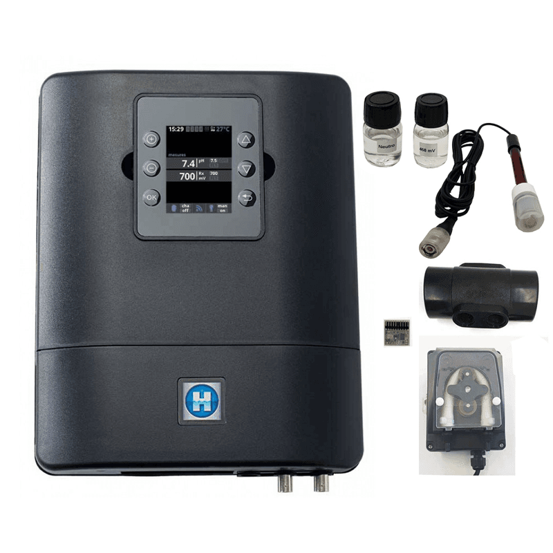 Pachet sistem Control Station cu kit dozare si control automat Redox Hayward