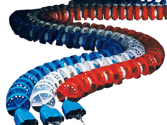 Separator culoar Moscova Astral Pool 25m – culoare Alb cu Rosu