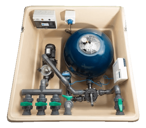 Camera tehnica prefabricata pentru sistem de filtrare D620