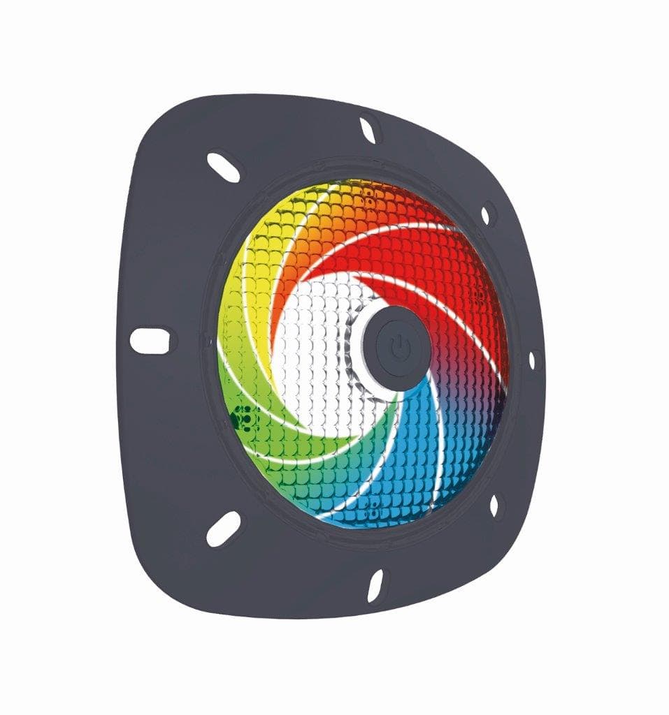 Reflector LED RGB cu magnet pentru piscine prefabricate cu acumulator