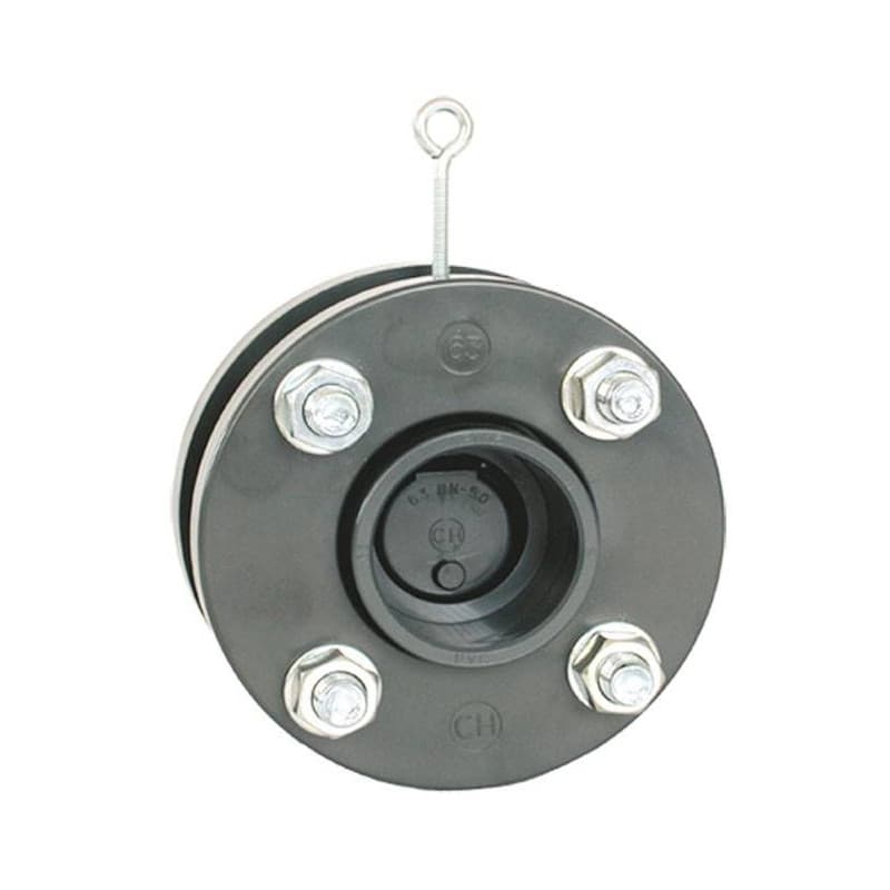 Clapeta sens PVC cu flanse D90