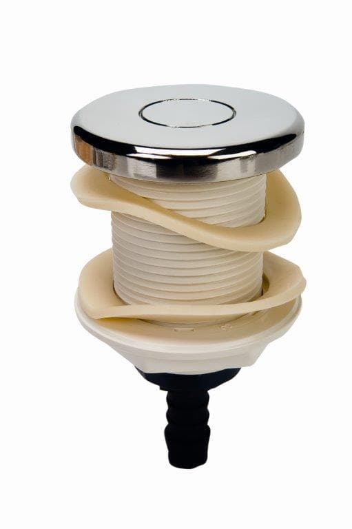 Regulator de aer din inox cu trecere prin perete din ABS