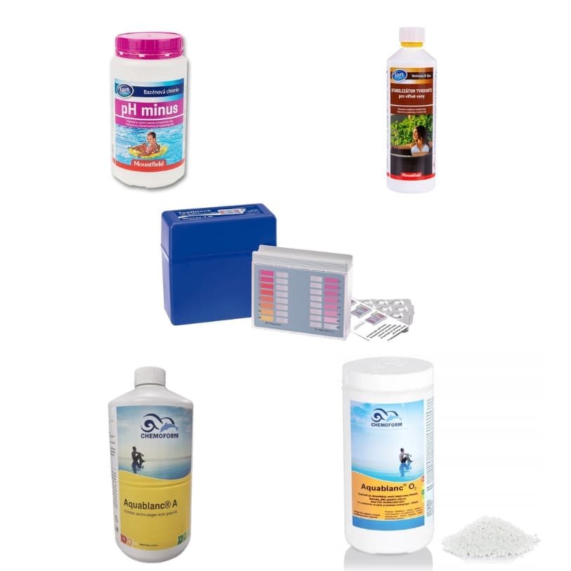 Set intretinere apa pe baza de Oxigen activ - PH