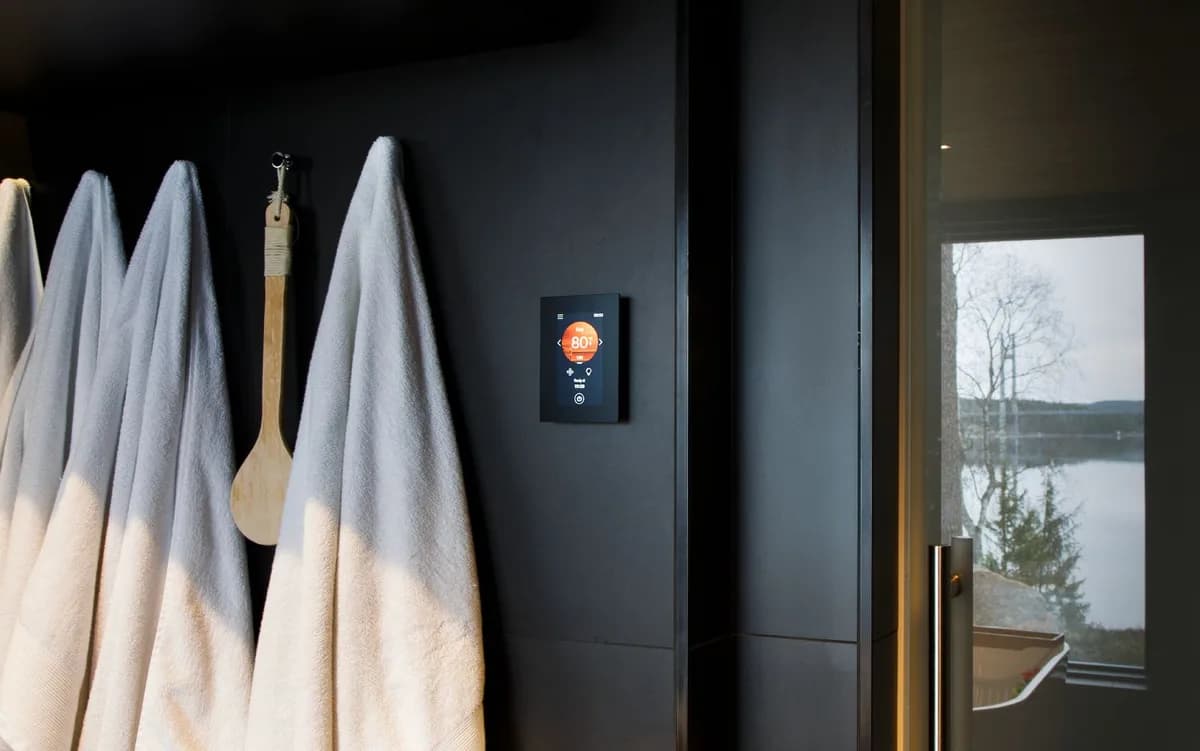 Panou digital de comanda sauna Harvia Fenix WIFI COMBI - imagine 2